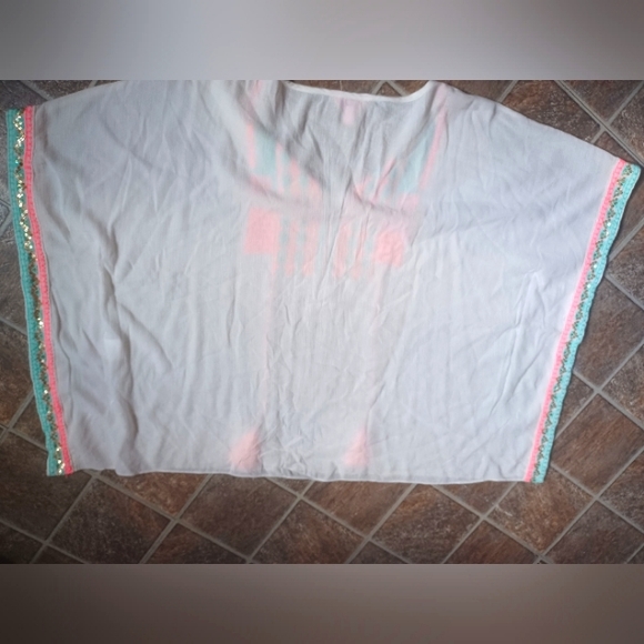 Lilly Pulitzer Lucinda Caftan Resort White Size S/M - Picture 5 of 8